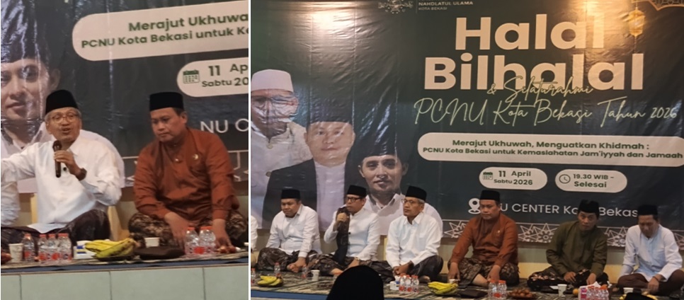 Halal Bihalal PCNU Kota Bekasi: KH. Ulil Abshar Abdalla Ajak Warga NU Waspada dan Perkuat Ukhuwah di Tengah Tantangan Zaman