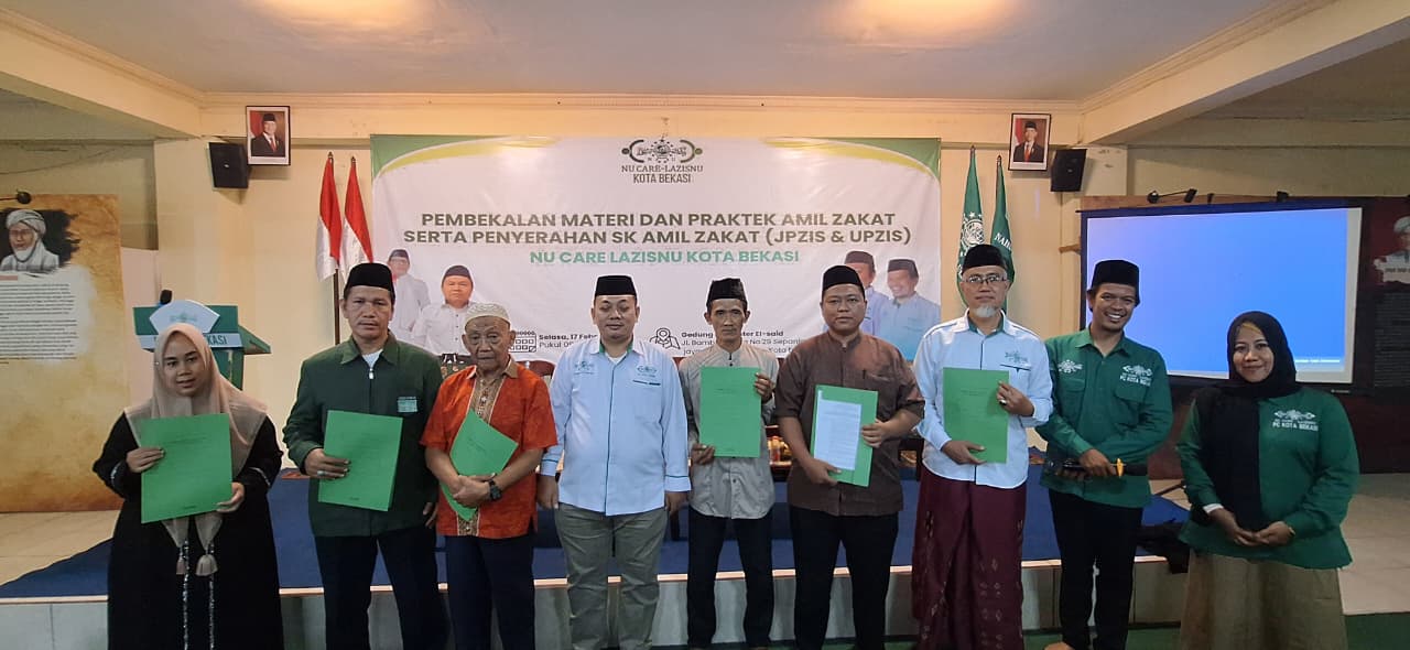 NU Care-LAZISNU Kota Bekasi Teguhkan Penguatan Tata Kelola Zakat melalui Pembekalan Amil