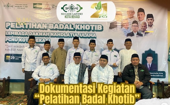 Pelatihan Badal Khatib Jumat PCNU Kota Bekasi Perkuat Kompetensi Dakwah Pengurus Masjid